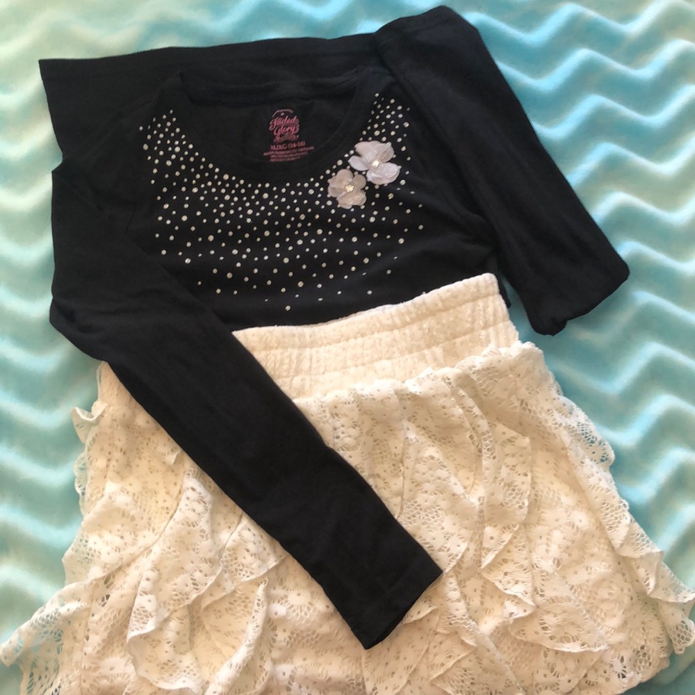 Kids Blouse and skirt